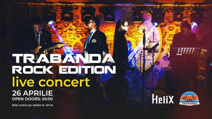 Iași: Trabanda Live Concert - Rock Edition