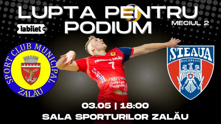 Zalău: Volei | SCM Zalău – CSA Steaua București | Meciul 2