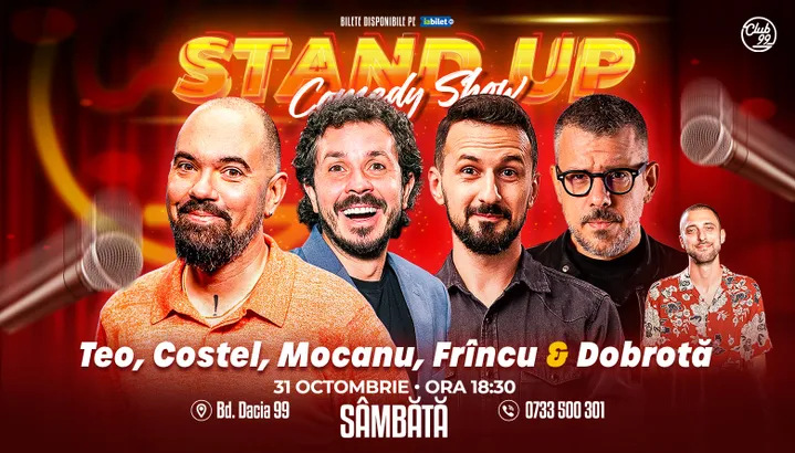 Stand-up Comedy cu Teo, Costel, Mocanu, Frîncu - Dobrotă la Club 99 - Show 1