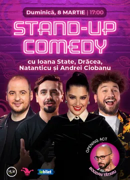 ”The Fool: Stand-up comedy cu Ioana State, Drăcea, Natanticu și Ciobanu