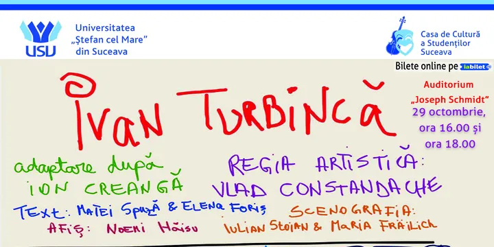 Suceava: Teatru pentru copii „Ivan Turbincă”