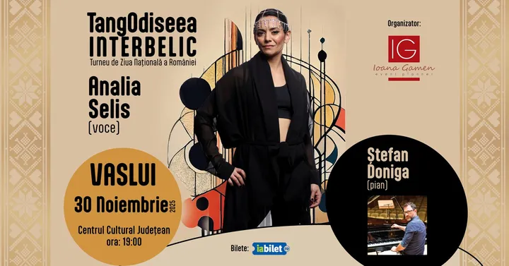 Vaslui: TangOdisseea Interbelic – Analia Selis & Ștefan Doniga