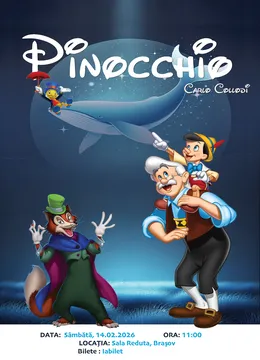 Brasov: Spectacol Muzical Pentru Copii - Pinocchio