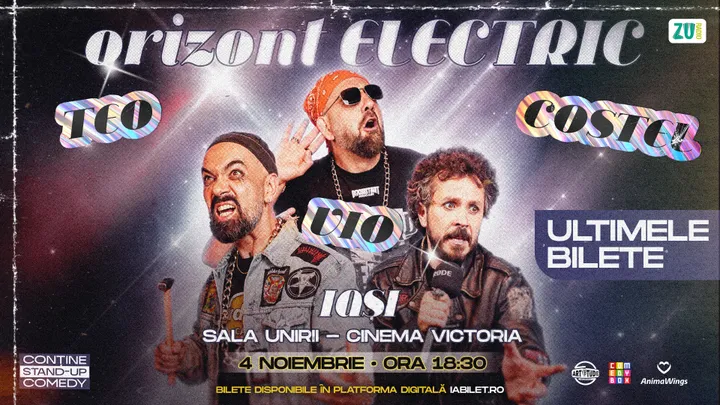 Iași: Teo, Vio și Costel - Orizont Electric | Stand Up Comedy Show 1