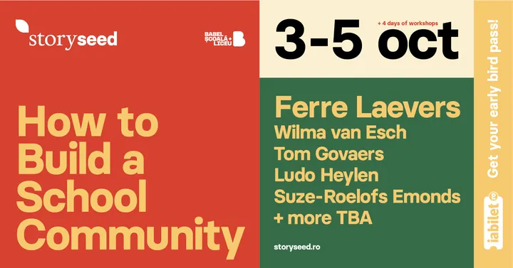 Timisoara: StorySEED 2025: How to Build a School Community