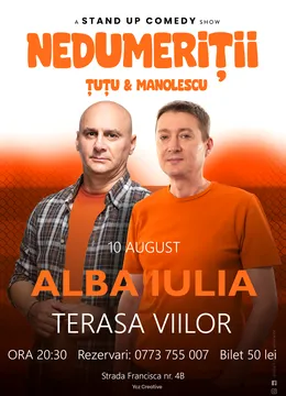 Alba Iulia: Stand-up Comedy - Dan Tutu si Cristi Manolescu