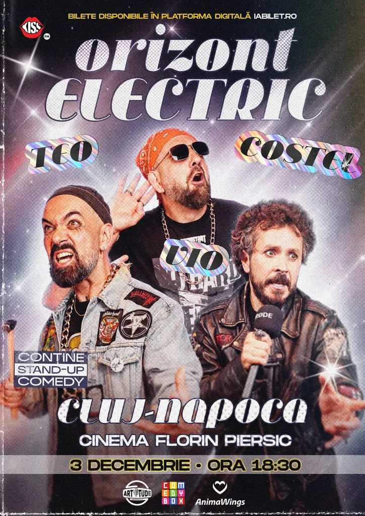 Cluj-Napoca: Teo, Vio și Costel - Orizont Electric | Stand Up Comedy Show