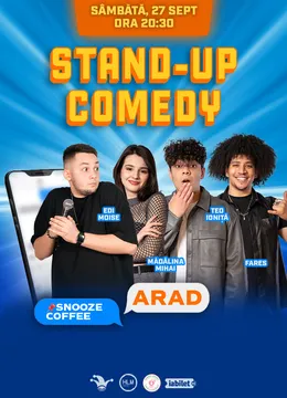 Arad: Stand-up Comedy cu Eduard Moise, Mădălina Mihai, Teo Ioniță și Fares