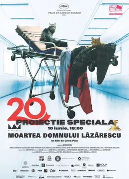 Proiectie "Moartea Domnului Lăzărescu"