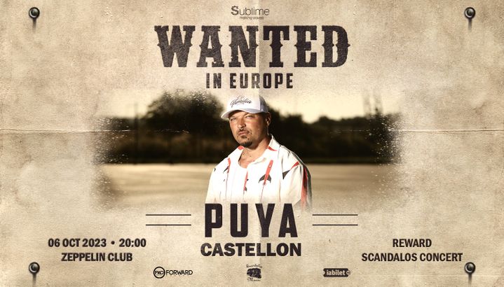 Castellon: Concert PUYA - Wanted In Europe