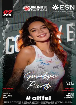 Goodbye T-shirt Party - Erasmus Edition