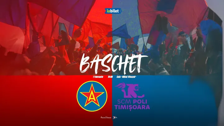 Baschet: CSA Steaua Sharks – SC CSM Timișoara