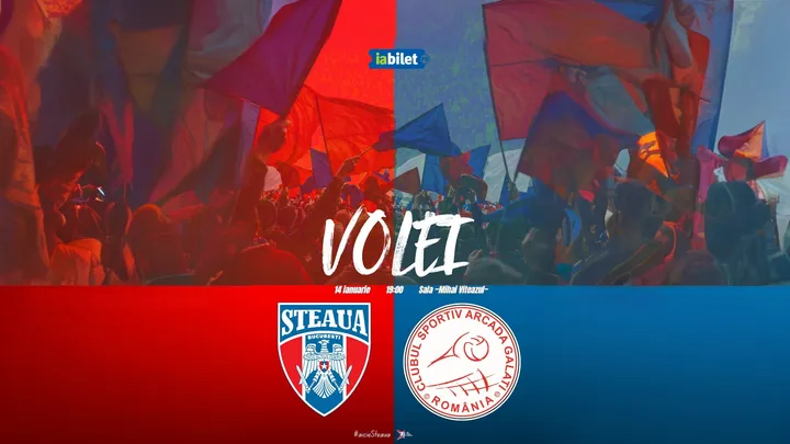 Volei: CSA Steaua – CS Arcada Galați