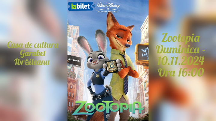 Târgu Frumos: Proiecție de film - Zootopia