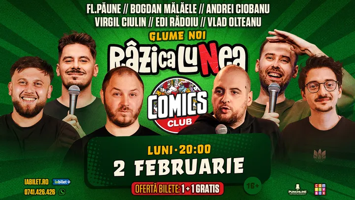 Stand-up Comedy Râzi ca luNea la ComicsClub!
