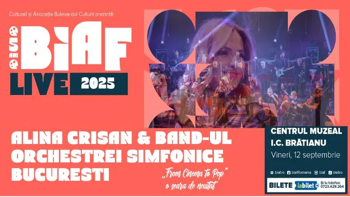 Buzau: Concert Extraordinar Alina Crisan & Band-ul Orchestrei Simfonice Bucuresti