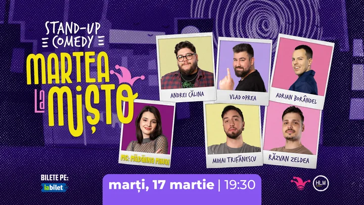 The Fool: Marțea la Mișto cu Andrei Călina, Vlad Oprea, Adrian Borândel, Mihai Trifănescu și Răzvan Zeldea