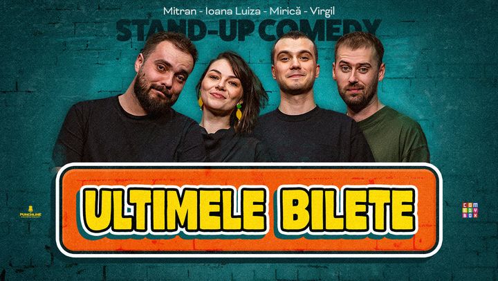Bacău: Stand-up Comedy cu Mirică, Luiza, Mitran și Virgil | Niște Oameni