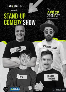 Cluj-Napoca: Stand-Up w/ Traian Dobra, Beni Vătavu, Claudiu Toderici și Laszlo Spielmann