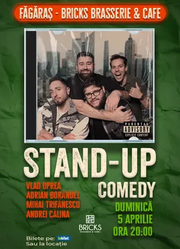 Fagaras: Stand-up Comedy cu Oprea, Borândel, Trifănescu și Călina