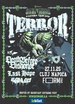 Cluj-Napoca: TERROR, LAST HOPE, DEATH BEFORE DISHONOR and RISK IT