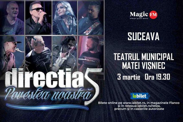 Suceava: Concert Directia 5 - Povestea Noastra