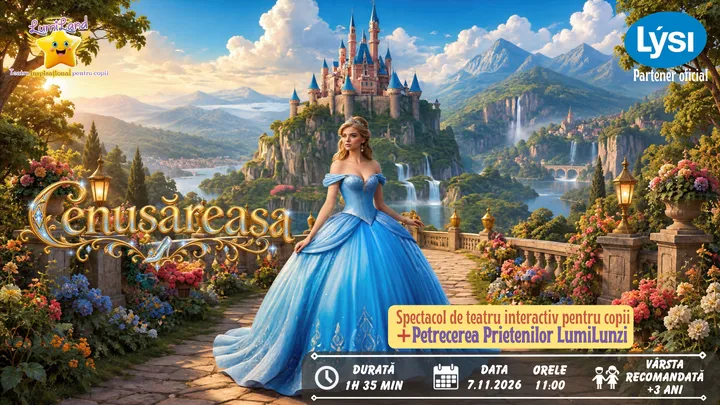 Cenuşăreasa - Spectacol de teatru interactiv