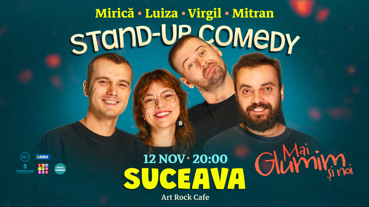 Stand-up comedy cu Mirică, loana Luiza, Virgil Ciulin și Mitran | Mai glumim și noi