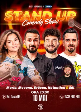 Stand-up Comedy cu Maria Popovici, Mocanu, Drăcea, Natanticu, Edi Rădoiu la Club 99