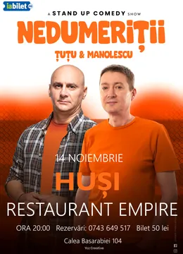 Husi: Stand-up Comedy - Dan Tutu si Cristi Manolescu