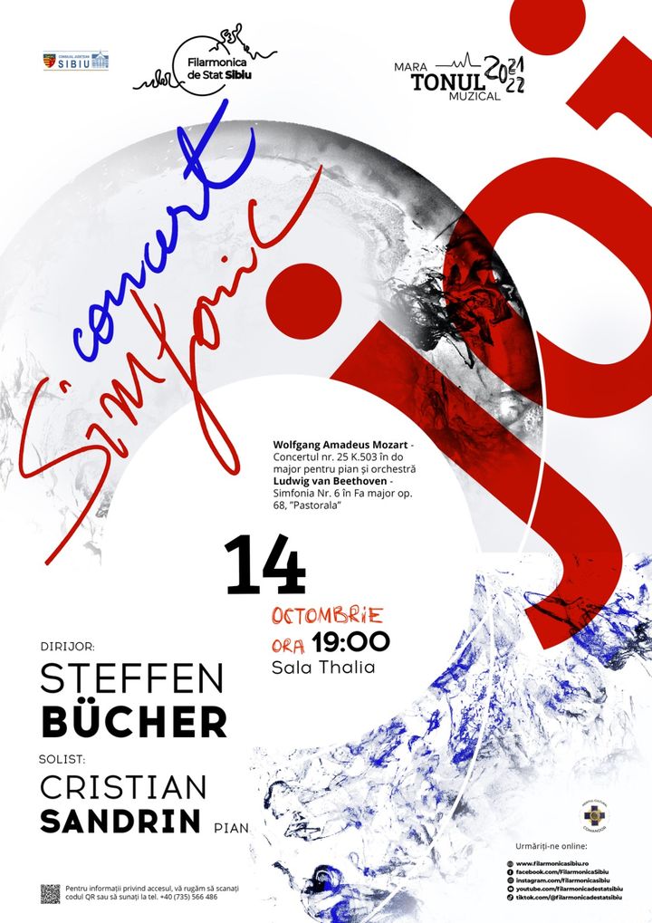 Sibiu: Concert Simfonic de deschidere a stagiunii 2021-2022