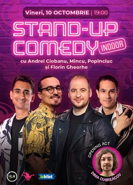 The Fool:Stand-up comedy cu Andrei Ciobanu, Mincu, Popinciuc și Florin