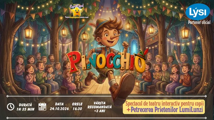 Pinocchio - Spectacol de teatru interactiv
