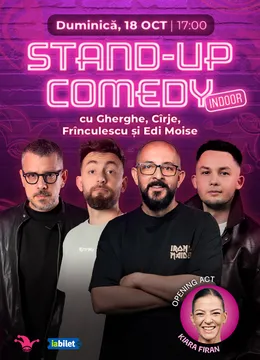 The Fool: Stand-up comedy cu Gherghe, Cîrje, Frînculescu și Edi Moise