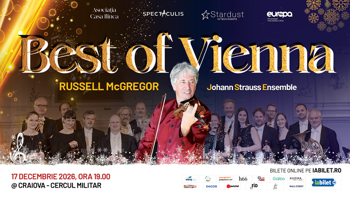 Craiova: Johann Strauss Ensemble & Russell McGregor - Best of Vienna