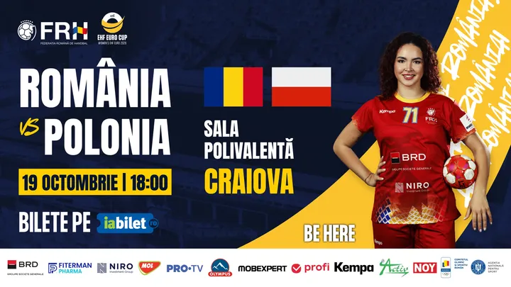 Handbal: Women’s EHF EURO CUP 2026: România – Polonia
