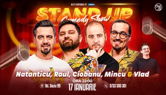 Stand-up Comedy cu Natanticu, Raul Gheba, Andrei Ciobanu, Mincu - Vlad Olteanu la Club 99