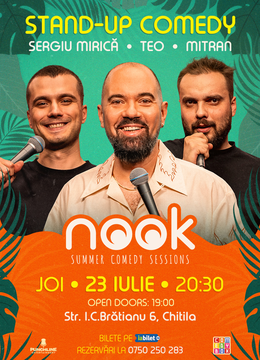 Chitila: Stand-up comedy cu Teo, Sergiu Mirică și Mitran