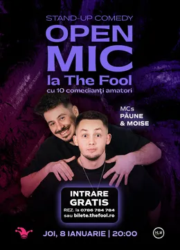 The Fool: Open Mic: MCs Moise & Păune