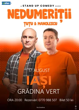 Iasi: Stand-up Comedy - Dan Tutu si Cristi Manolescu