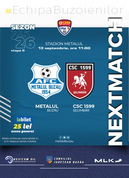 Metalul Buzău – CSC 1599 Șelimbăr