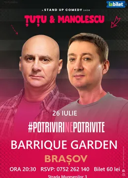 Brasov: Stand-up Comedy - Dan Tutu si Cristi Manolescu