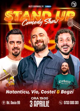 Stand-up Comedy cu Natanticu, Vio, Costel - Bogzi la Club 99