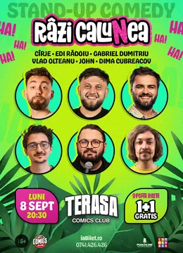 Stand-up Comedy Râzi ca luNea pe Terasa ComicsClub!