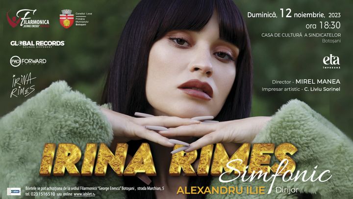 Botosani: Concert Irina Rimes Simfonic
