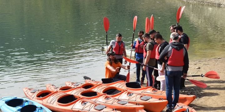 Initiere in kayaking