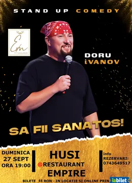 Huși: Stand-up comedy cu iVanov