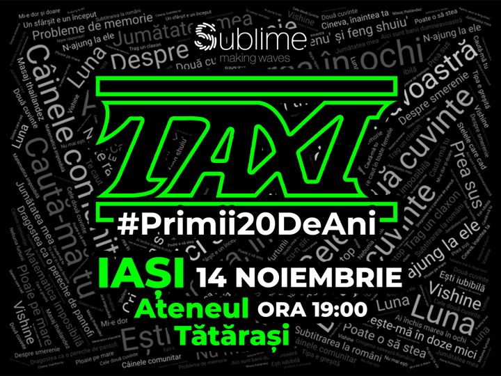 Taxi la Iasi: Primii 20 de ani