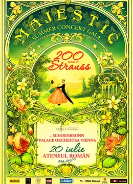Majestic Summer Concert Gala – 200 years of Johann Strauss by Schoenbrunn  Palace Orchestra Vienna