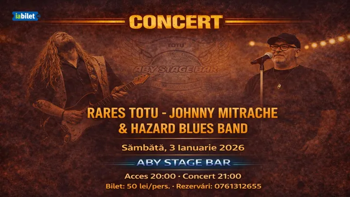 Ramnicu Valcea: Concert Rares Totu - Johnny Mitrache & Hazard Blues Band